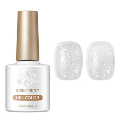 Jelly Gel TS34 Fluttering Flakes 10ml Gel Nail Polish BORN PRETTY