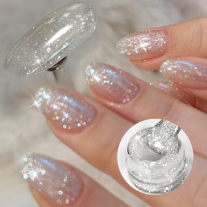 Jelly Gel TS34 Fluttering Flakes 10ml Gel Nail Polish BORN PRETTY