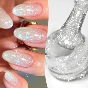 Jelly Gel TS34 Fluttering Flakes 10ml Gel Nail Polish BORN PRETTY