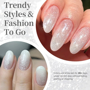 Jelly Gel TS34 Fluttering Flakes 10ml Gel Nail Polish BORN PRETTY