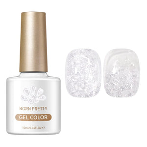 Jelly Gel TS41 Dancing Flake 10ml Gel Nail Polish BORN PRETTY