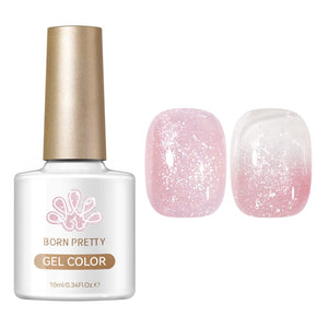 Jelly Gel Dancing Flake 10ml Gel Nail Polish BORN PRETTY TS43
