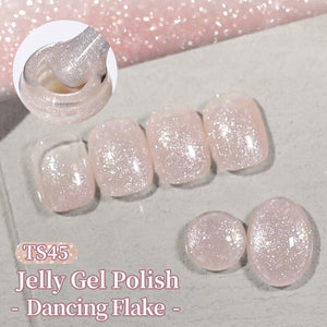 Jelly Gel Dancing Flake 10ml Gel Nail Polish BORN PRETTY