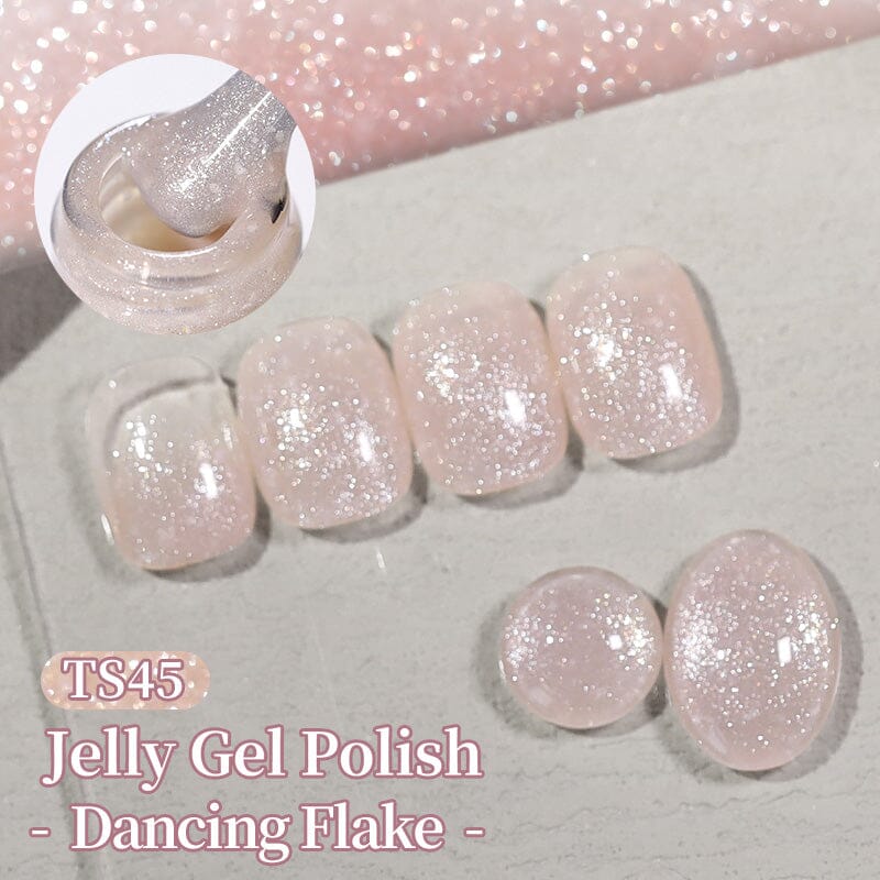 Jelly Gel Dancing Flake 10ml Gel Nail Polish BORN PRETTY