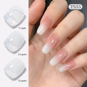 Jelly Gel TS55 White Aura 15ml Gel Nail Polish BORN PRETTY