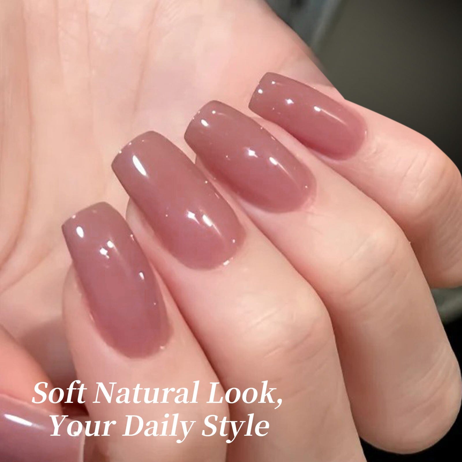 Jelly Gel TS57 Ash Rose 15ml Gel Nail Polish BORN PRETTY