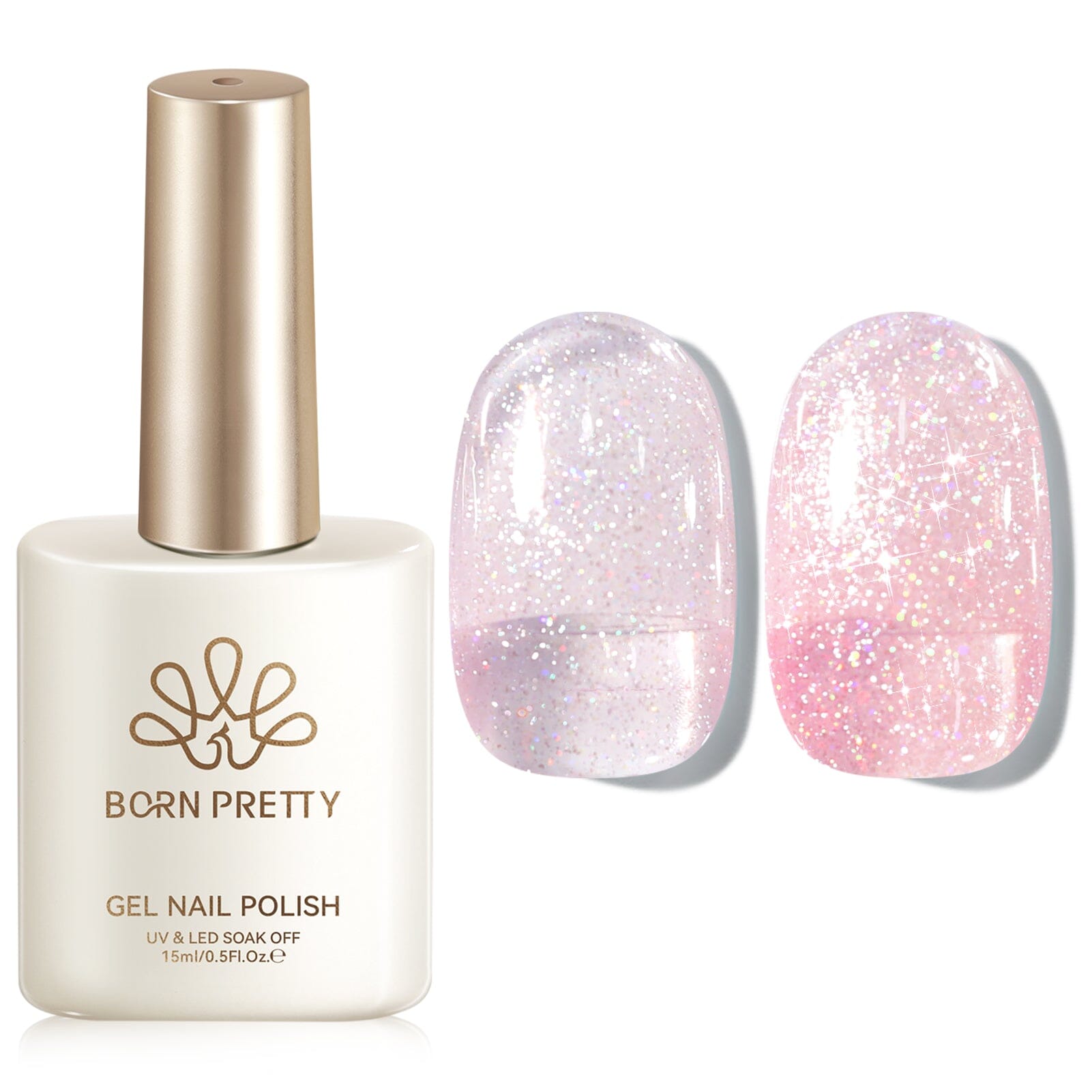 Jelly Gel Polish TS01~TS71 15ml Gel Nail Polish BORN PRETTY TS40 Rose Light