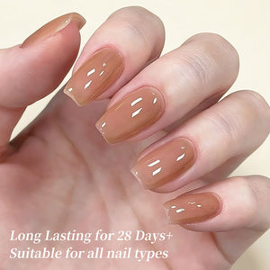 Jelly Gel TS50 Light Wood 15ml Gel Nail Polish BORN PRETTY
