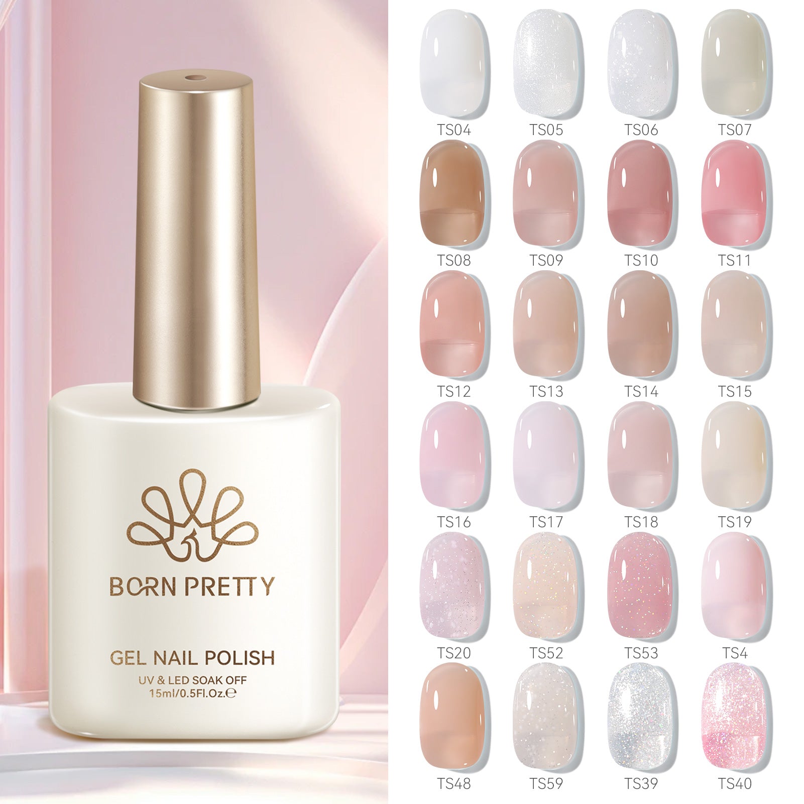 Jelly Gel Polish TS39~TS59 15ml