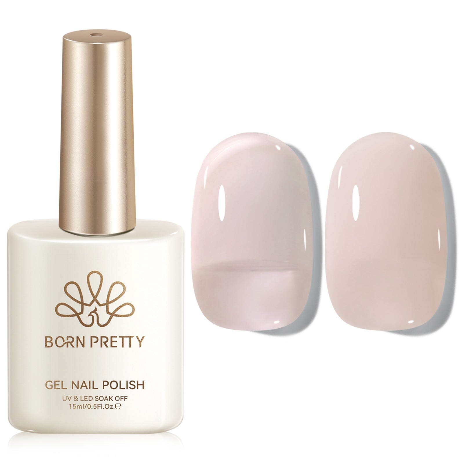 Jelly Gel Polish TS01~TS71 15ml Gel Nail Polish BORN PRETTY TS66 Light Cover
