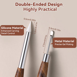 Silver 5D Sculpting Gel & Carving Pen