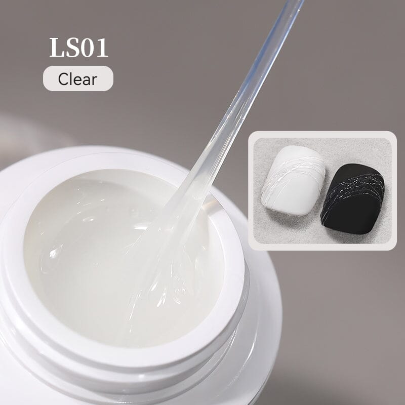 Flash Spider Nail Gel 5ml Gel Nail Polish BORN PRETTY LS01 Clear
