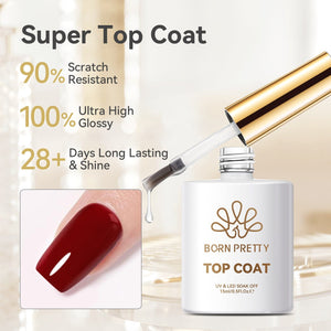 Super Top Coat 15ml Base & Top Coat BORN PRETTY
