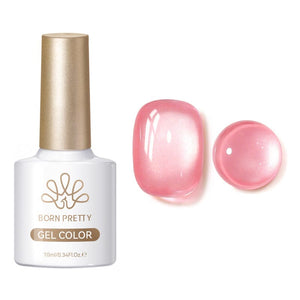 Glass Cat Magnetic Gel MY547 Pink Garden 10ml Gel Nail Polish BORN PRETTY