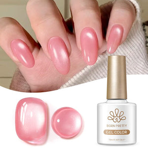 Glass Cat Magnetic Gel MY547 Pink Garden 10ml Gel Nail Polish BORN PRETTY