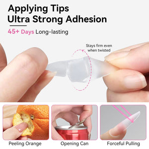 New Upgrade 6 In 1 Nail Glue Gel 15ml Gel Nail Polish BORN PRETTY