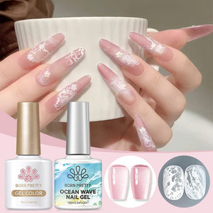 Ocean Wave Nail Gel Set 10ml Gel Nail Polish BORN PRETTY Set 8