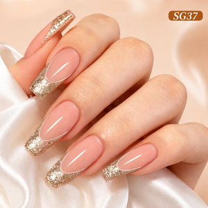 Sequins Gel SG37 Moon Chase 15ml Gel Nail Polish BORN PRETTY