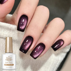 Colored Cat Magnetic Gel MY563 Plum Mist 10ml Gel Nail Polish BORN PRETTY