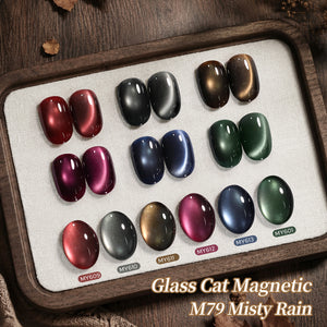 6 Colors Glass Cat Magnetic Gel M79 Misty Rain 7ml