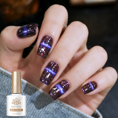 Glitter Cat Magnetic Gel MY568 Alkaid Purple 10ml