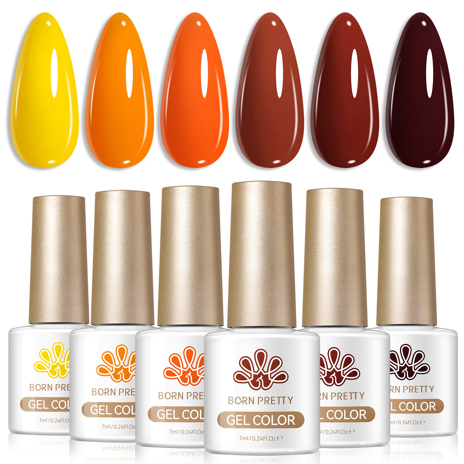 6 Colors Gel Set S63 Fifth Avenue 7ml