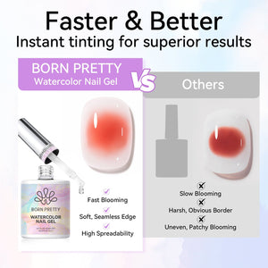 Watercolor Nail Gel 15ml Gel Nail Polish BORN PRETTY