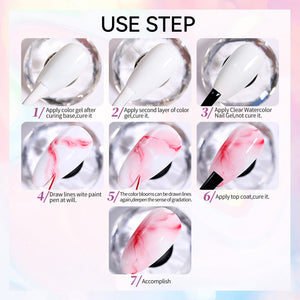 Watercolor Nail Gel 15ml Gel Nail Polish BORN PRETTY