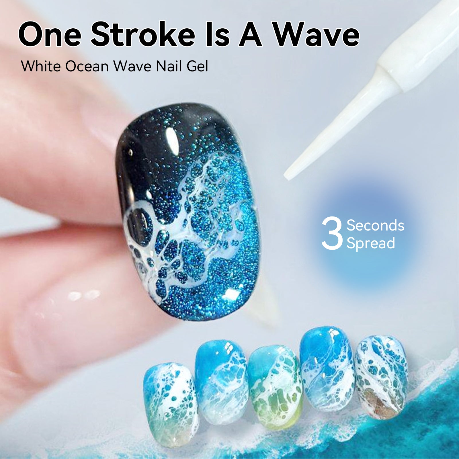 Ocean Wave Nail Gel 15ml