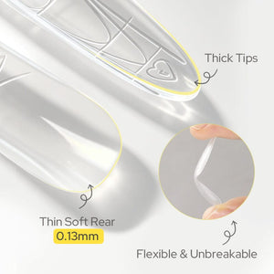300pcs Long Oval Nail Tips Nail Tips BORN PRETTY