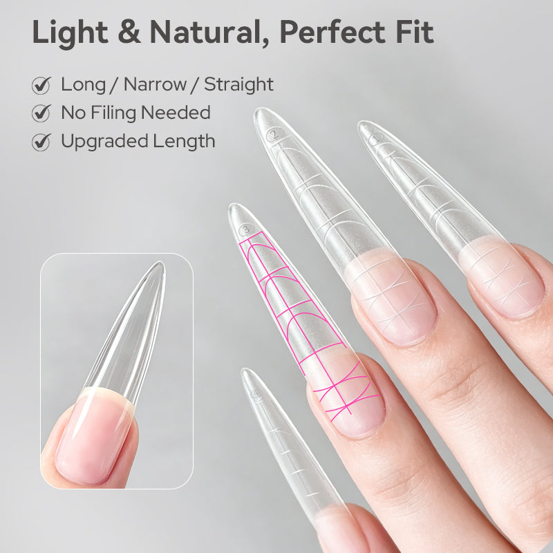 238pcs Long Stiletto Nail Tips