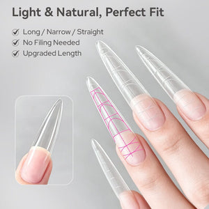 238pcs Long Stiletto Nail Tips Nail Tips BORN PRETTY