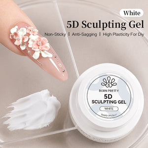 5D Sculpting Gel White 5ml Gel Nail Polish BORN PRETTY