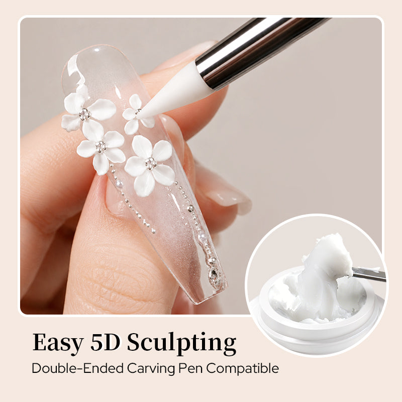 5D Sculpting Gel White 5ml