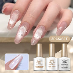 Water Drop Top Coat & Cat Magnetic Gel MY104