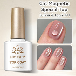 Cat Magnetic Special Top Coat 10ml Base & Top Coat BORN PRETTY