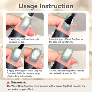 Water Drop Top Coat 15ml Base & Top Coat BORN PRETTY