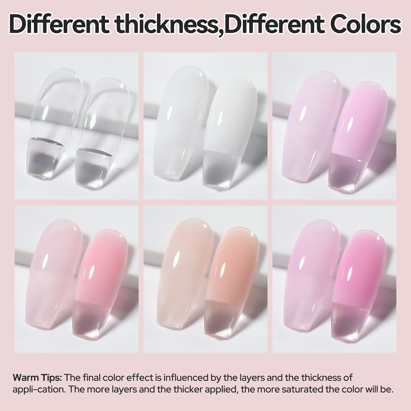 6 Colors 8 in 1 Builder Gel 7ml