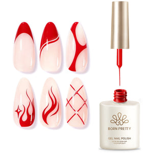 Bright Red Liner Gel 15ml Gel Nail Polish BORN PRETTY
