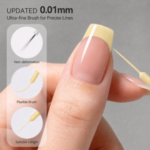 Lemon Yellow Liner Gel 15ml Gel Nail Polish BORN PRETTY
