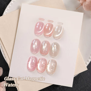 Glass Cat Magnetic Gel MY651 Watery 15ml Gel Nail Polish BORN PRETTY