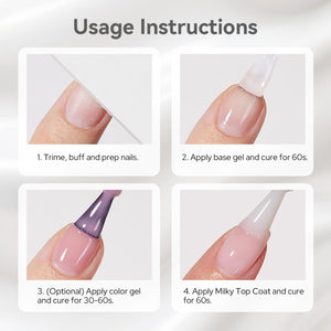 Milky Top Coat 15ml Base & Top Coat BORN PRETTY