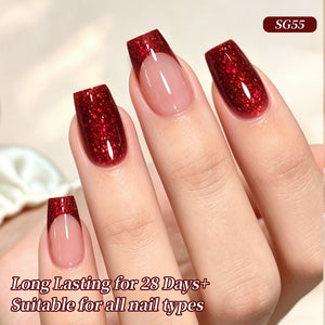 Glitter Gel SG55 Aged Vintage 15ml Gel Nail Polish BORN PRETTY