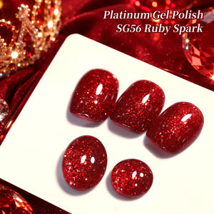 Platinum Gel SG56 Ruby Spark 15ml Gel Nail Polish BORN PRETTY
