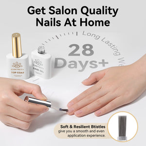 2 Bottles Super Top Coat 15ml Base & Top Coat BORN PRETTY