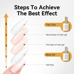 2 Bottles Super Top Coat 15ml Base & Top Coat BORN PRETTY