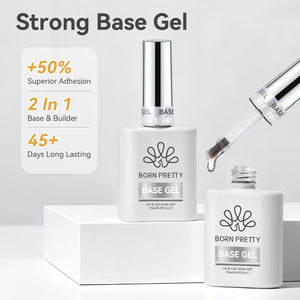 3 in 1 Nail Prep & Base Gel & Top Coat 15ml Base & Top Coat BORN PRETTY