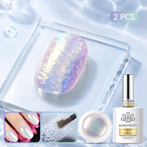 Water Ripple Top Coat Set 15ml Base & Top Coat BORN PRETTY Set 11