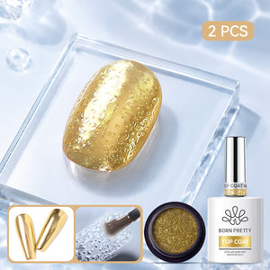 Water Ripple Top Coat Set 15ml Base & Top Coat BORN PRETTY Set 12