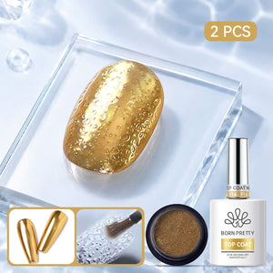 Water Ripple Top Coat Set 15ml Base & Top Coat BORN PRETTY Set 13